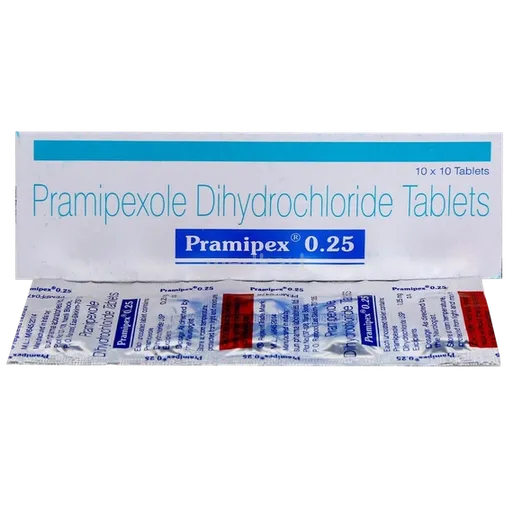 pramipex 0.25mg tablet 10's